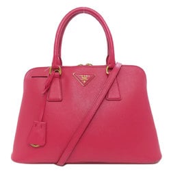 Prada BL0837 Metal fittings handbag Saffiano Women's PRADA