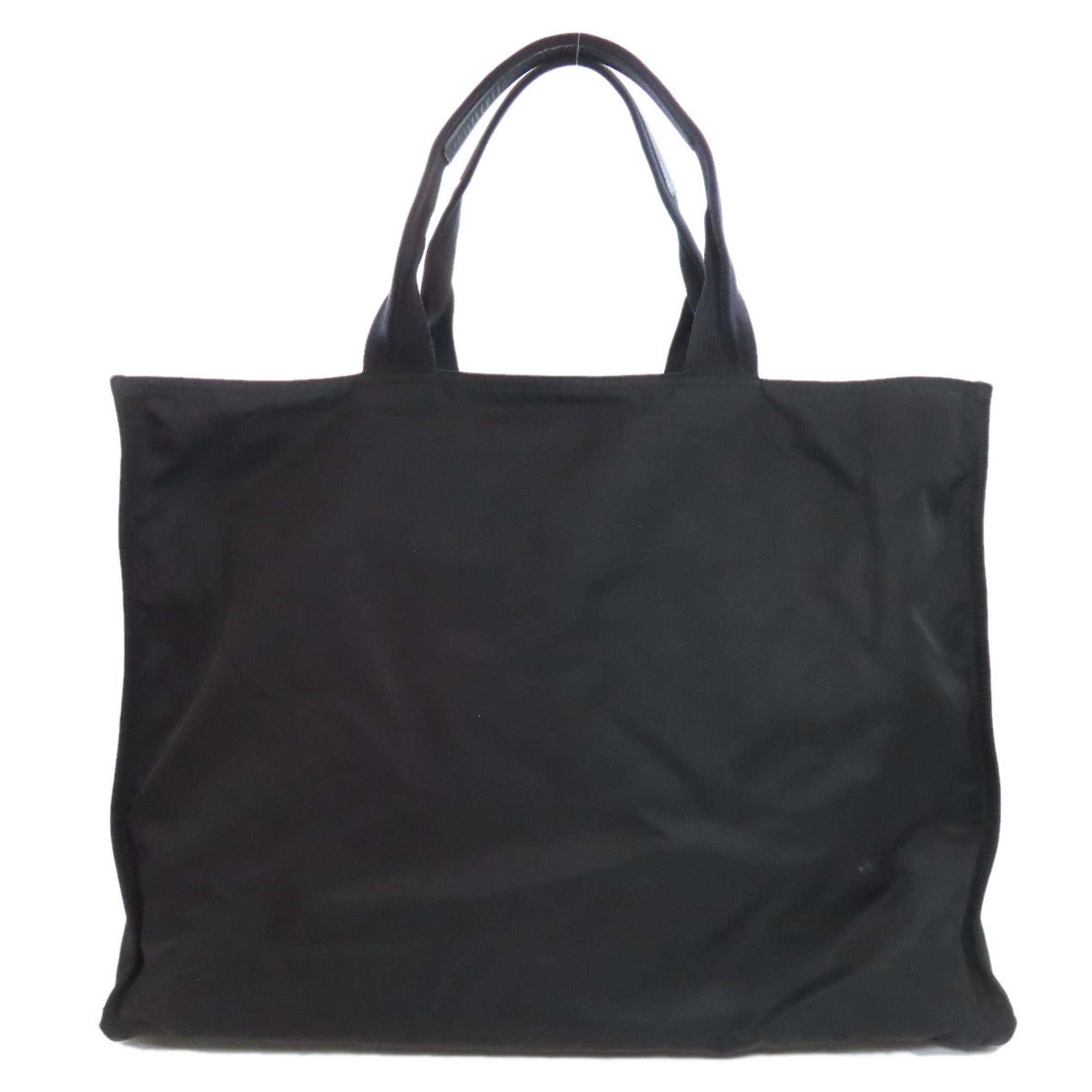 Prada metal tote bag nylon material women's PRADA