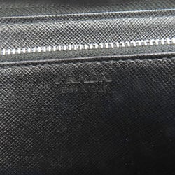 Prada Saffiano Long Wallet Leather Men's PRADA