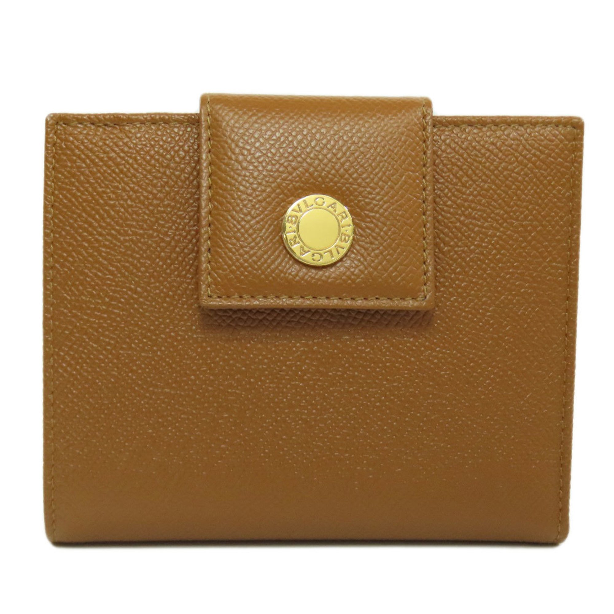 BVLGARI Bi-fold wallet Leather Women's