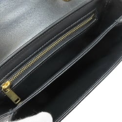 CELINE Chain Shoulder Bag Leather Women's