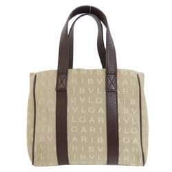 BVLGARI Tote Mania Handbag Canvas Women's