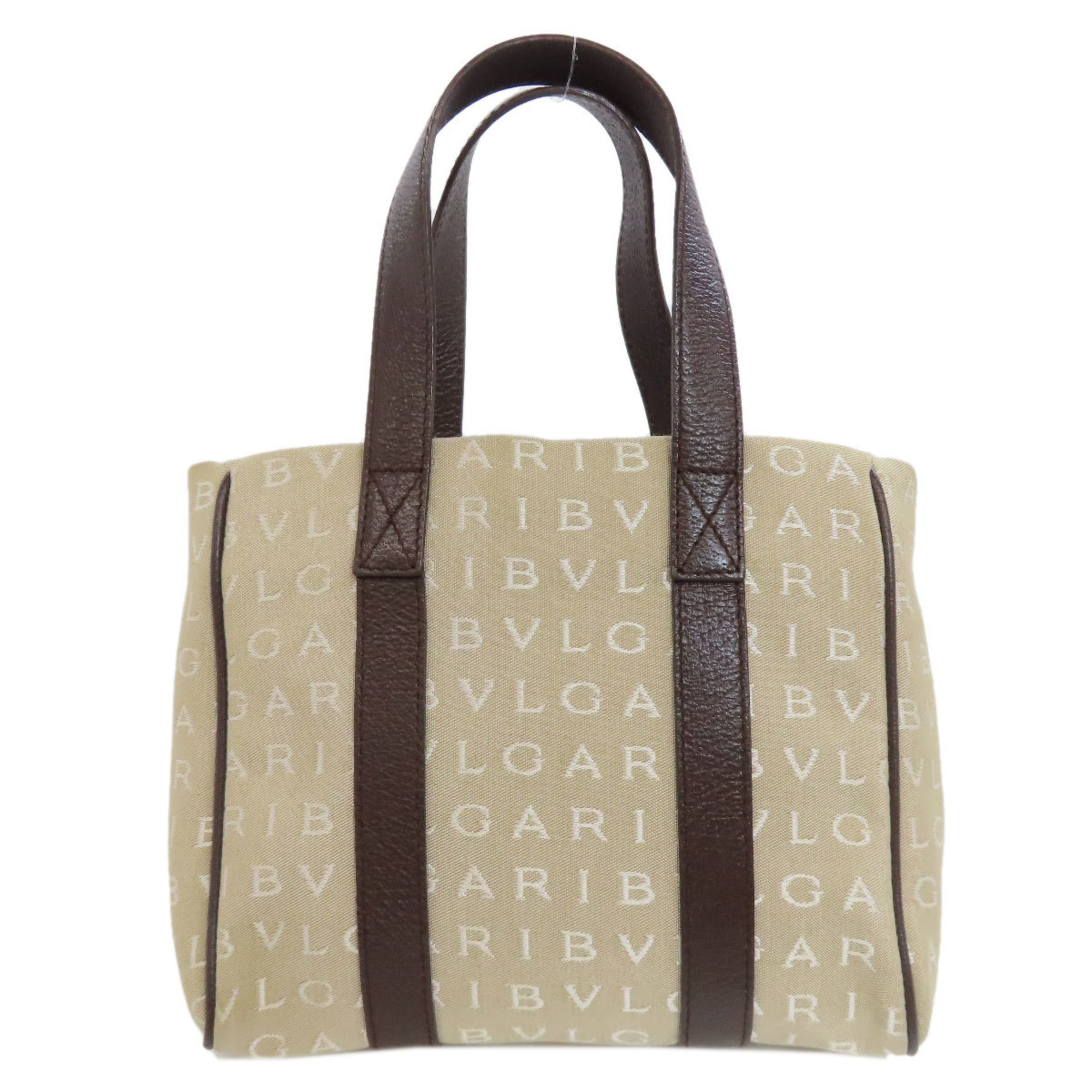 BVLGARI Tote Mania Handbag Canvas Women's