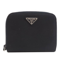 Prada M605 metal fittings bi-fold wallet nylon material women's PRADA