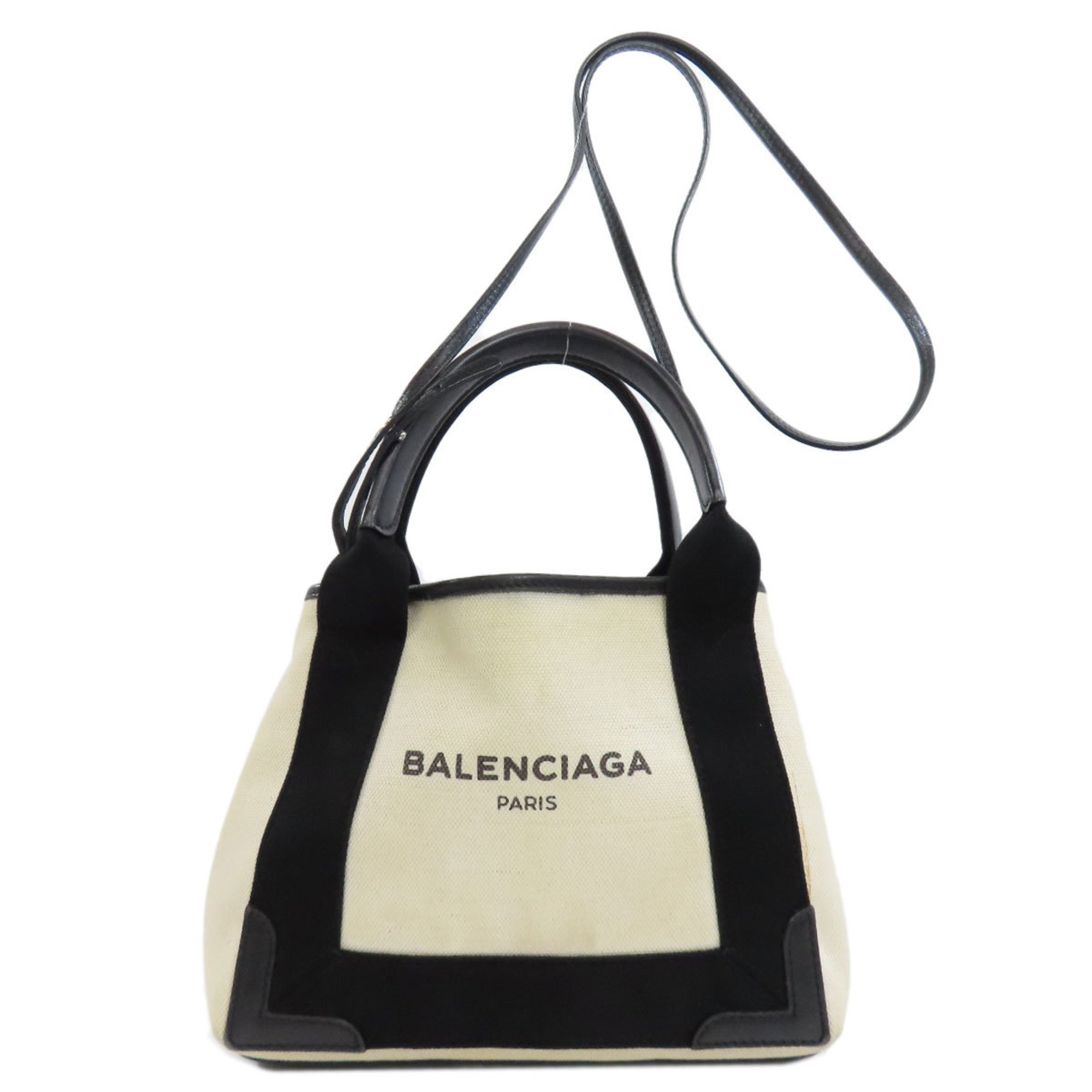 Balenciaga Navy Cabas Handbag Canvas Women's BALENCIAGA