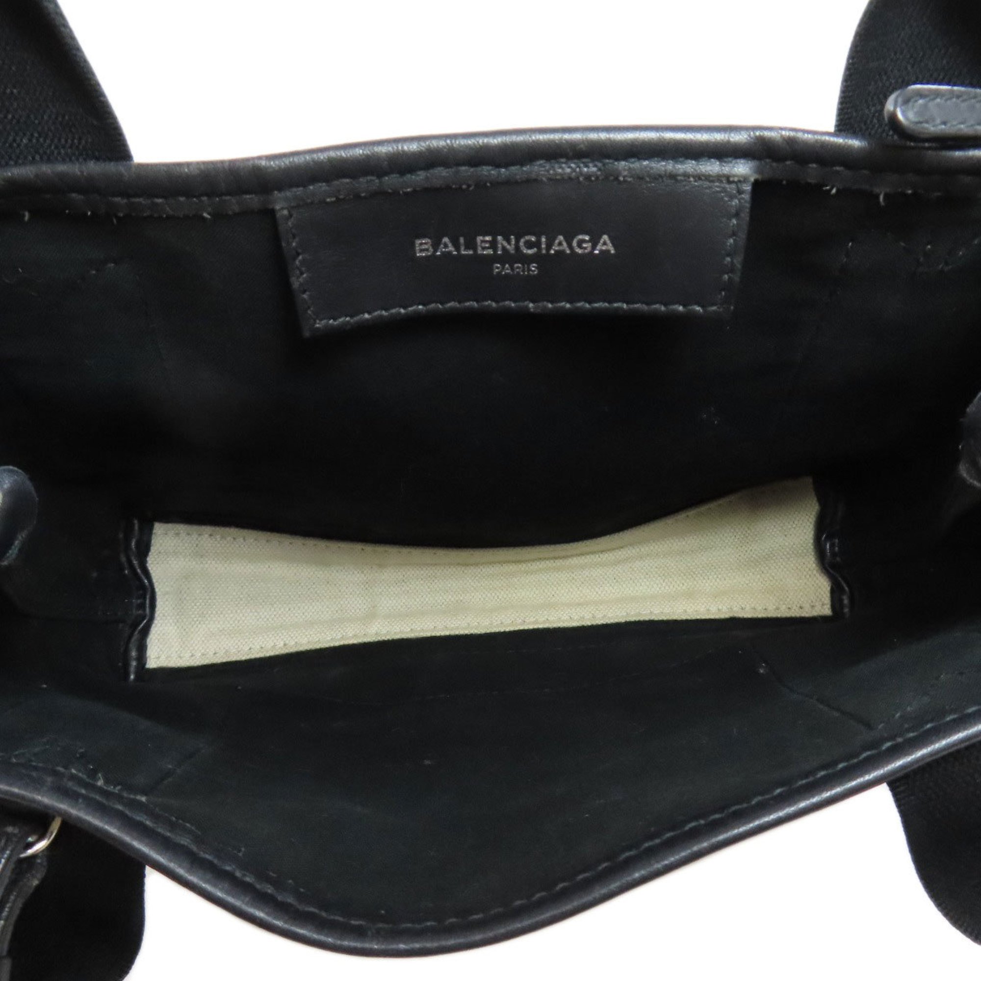 Balenciaga Navy Cabas Handbag Canvas Women's BALENCIAGA