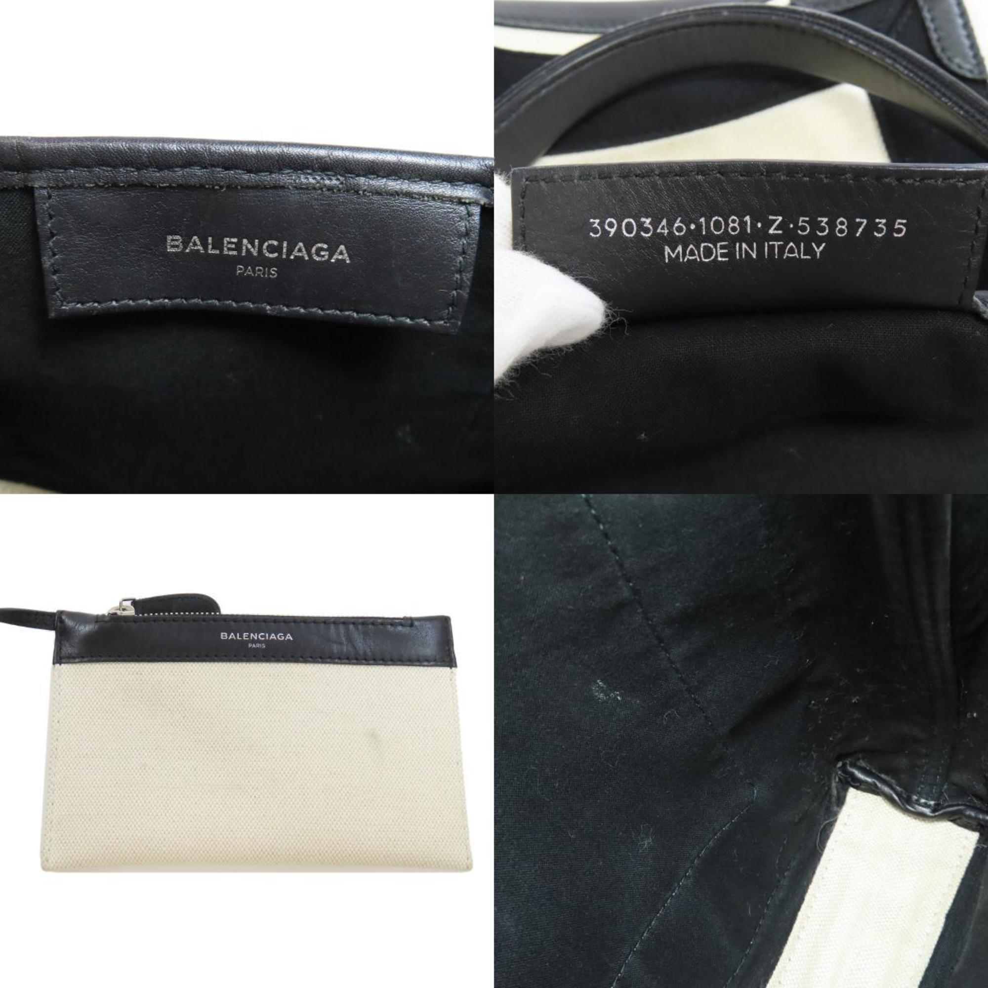 Balenciaga Navy Cabas Handbag Canvas Women's BALENCIAGA