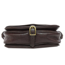 CELINE Carriage Shoulder Bag Leather Women's