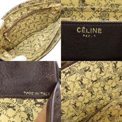 CELINE Carriage Shoulder Bag Leather Women's