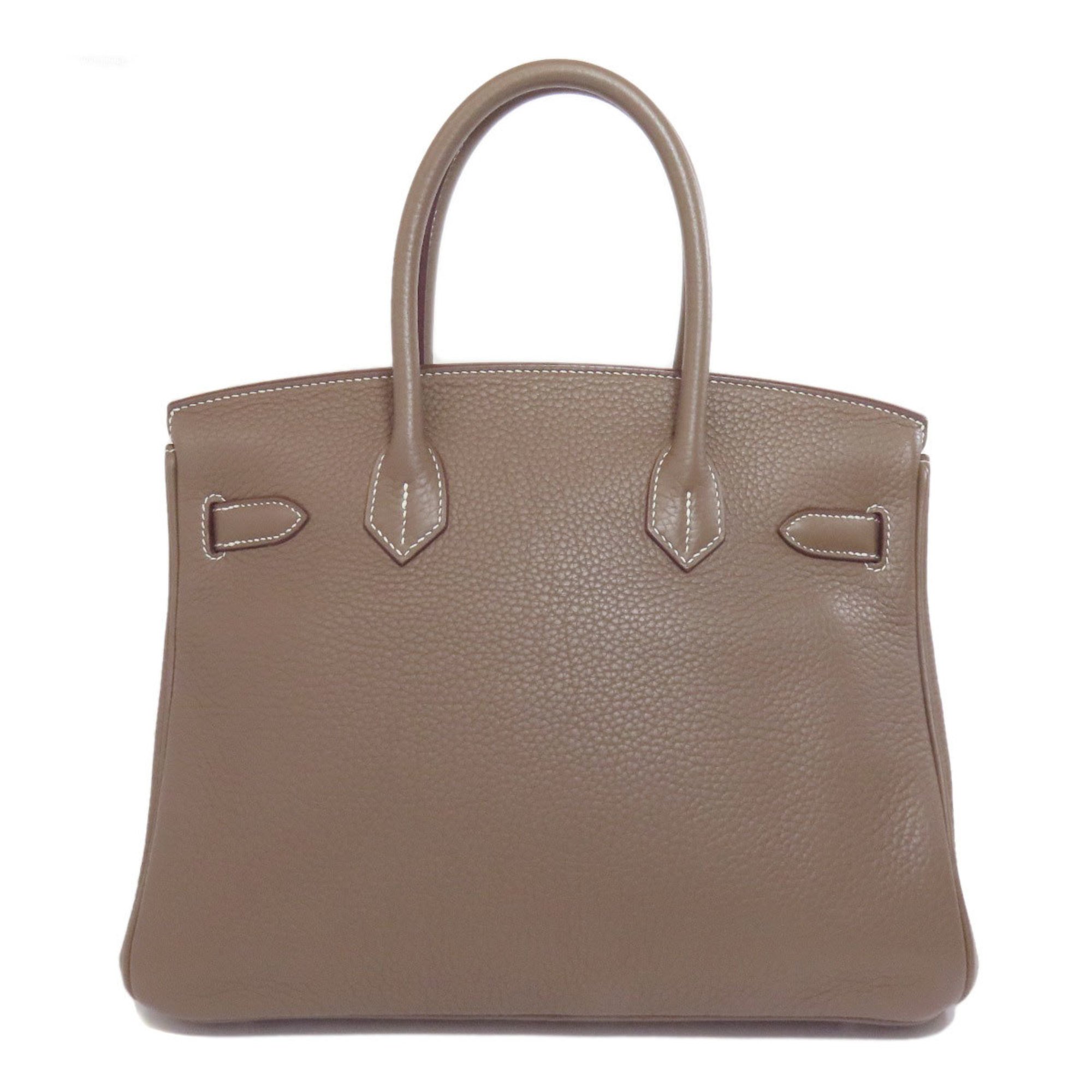 Hermes Birkin 30 Etoupe Handbag Taurillon Women's HERMES