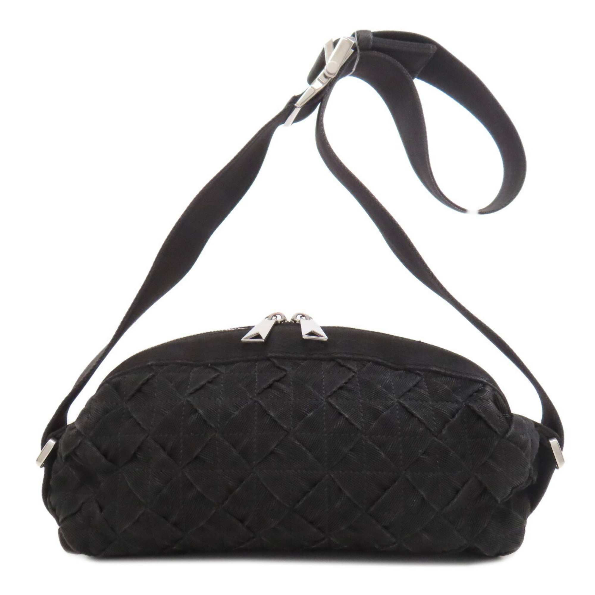 Bottega Veneta Intrecciato Shoulder Bag Canvas Women's BOTTEGA VENETA