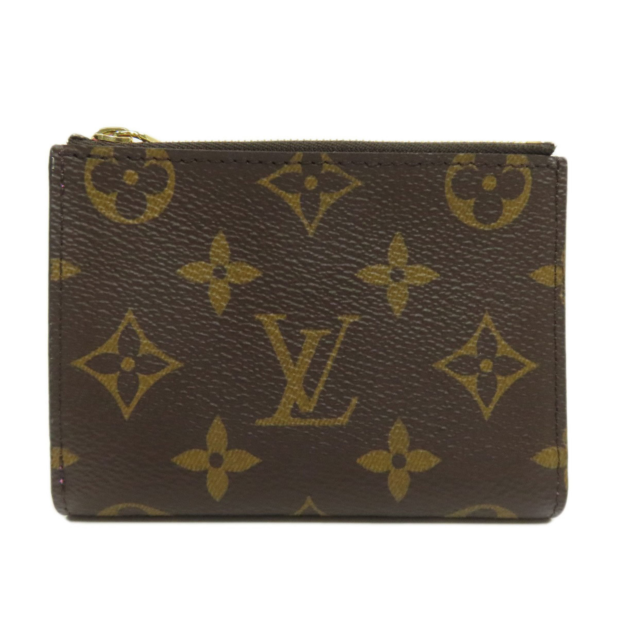 Louis Vuitton M82383 Portefeuille Lisa Bi-fold Wallet Monogram Canvas Women's LOUIS VUITTON