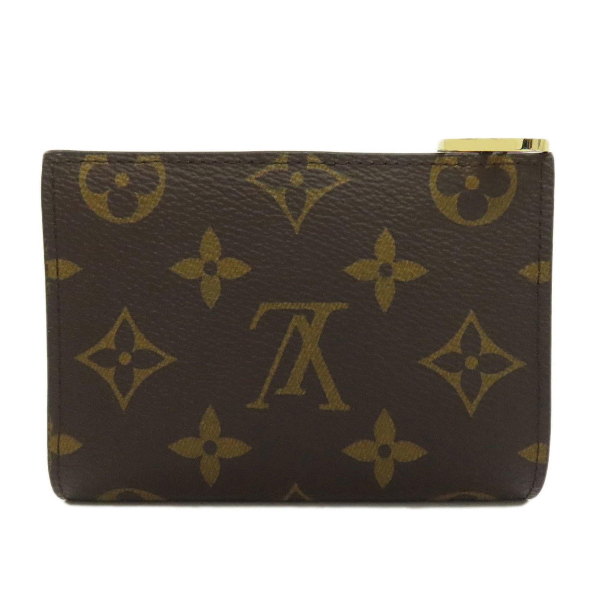 Louis Vuitton M82383 Portefeuille Lisa Bi-fold Wallet Monogram Canvas Women's LOUIS VUITTON