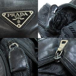 Prada metal tote bag leather women's PRADA