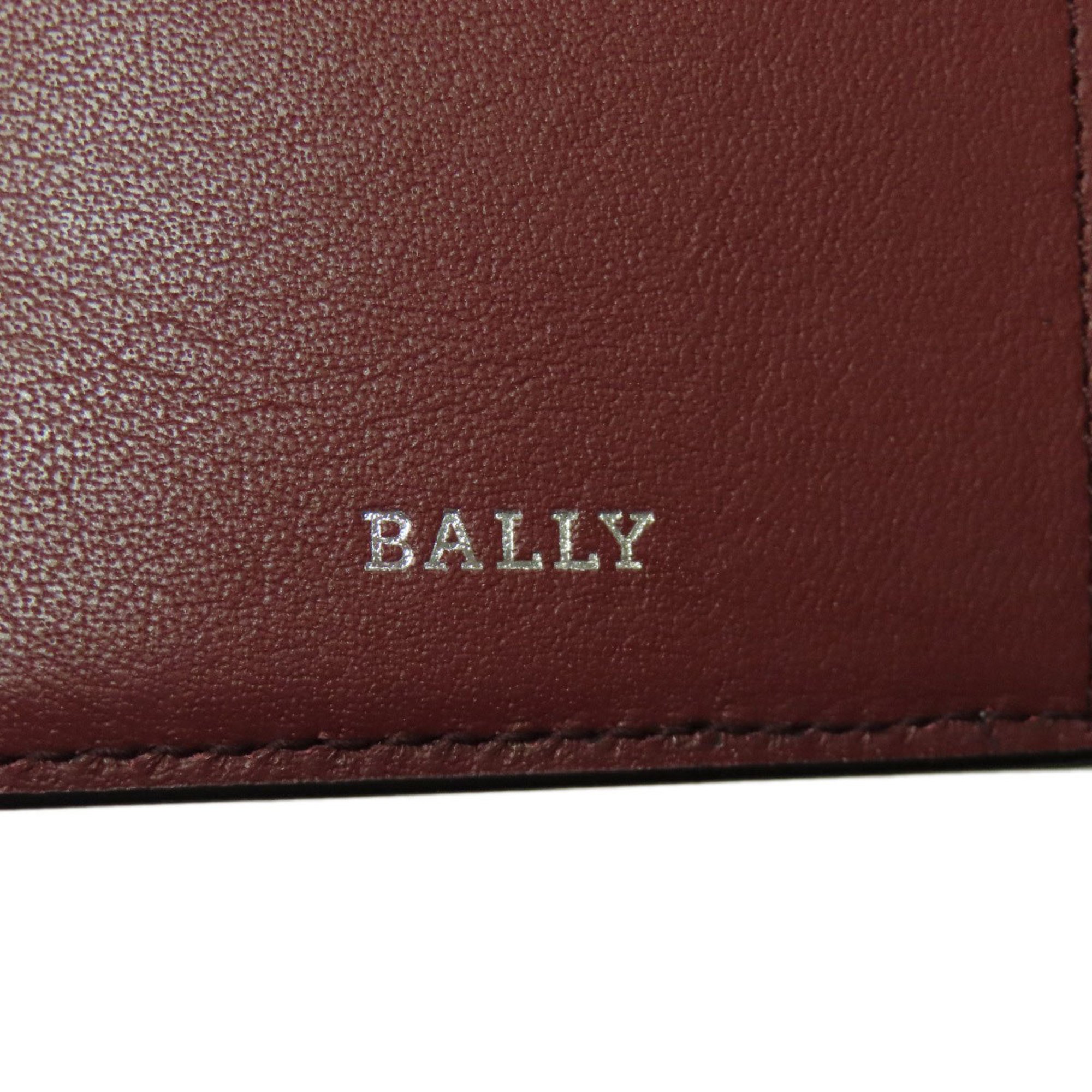 BALLY Bally Stripe Long Wallet Leather Women's