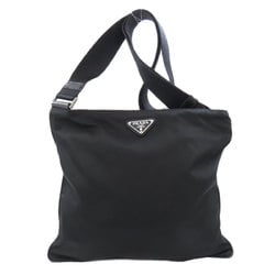 Prada shoulder bag with metal fittings, nylon material, for women, PRADA