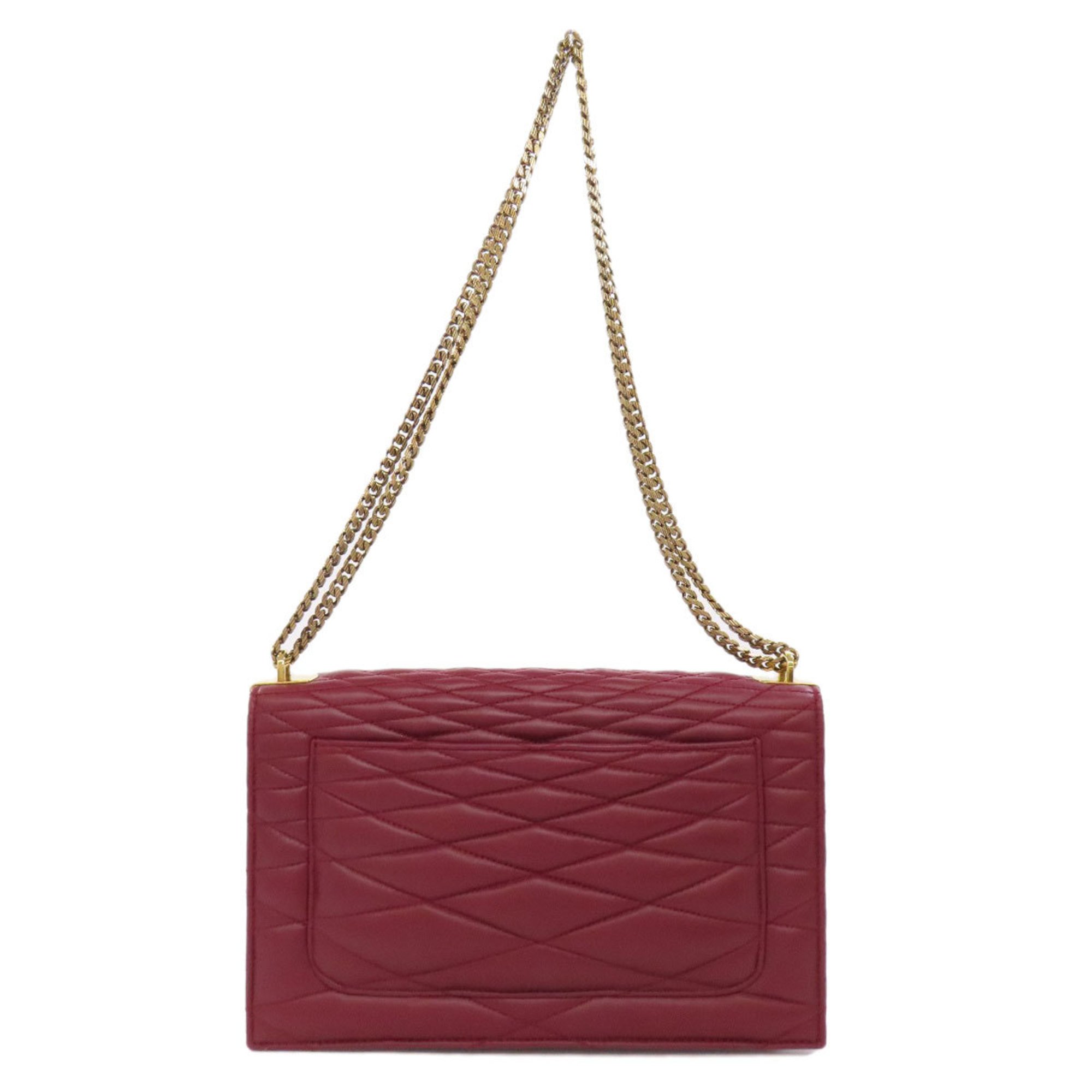 BALLY Stitch Shoulder Bag Calf Leather Women's