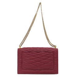 BALLY Stitch Shoulder Bag Calf Leather Women's