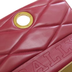 BALLY Stitch Shoulder Bag Calf Leather Women's