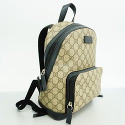 Gucci Backpack/Daypack GG Supreme 429020 Brown Black Women's