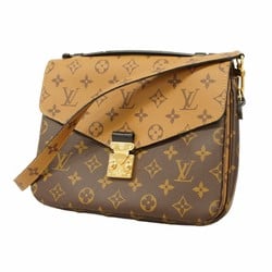 Louis Vuitton Shoulder Bag Monogram Reverse Pochette Metis MM M44876 Brown Women's