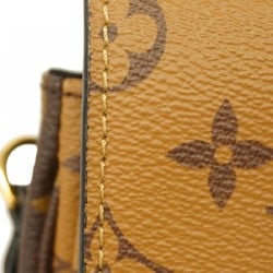 Louis Vuitton Shoulder Bag Monogram Reverse Pochette Metis MM M44876 Brown Women's