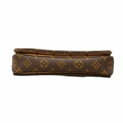 Louis Vuitton Shoulder Bag Monogram Reverse Pochette Metis MM M44876 Brown Women's