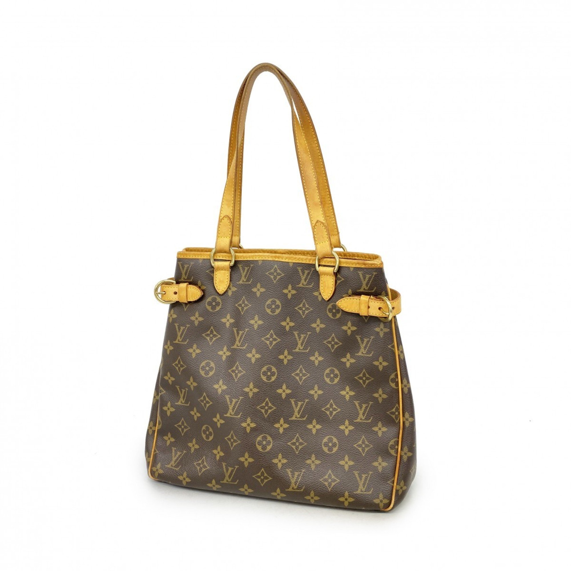 Louis Vuitton Tote Bag Monogram Batignolles Vertical M51153 Brown Women's