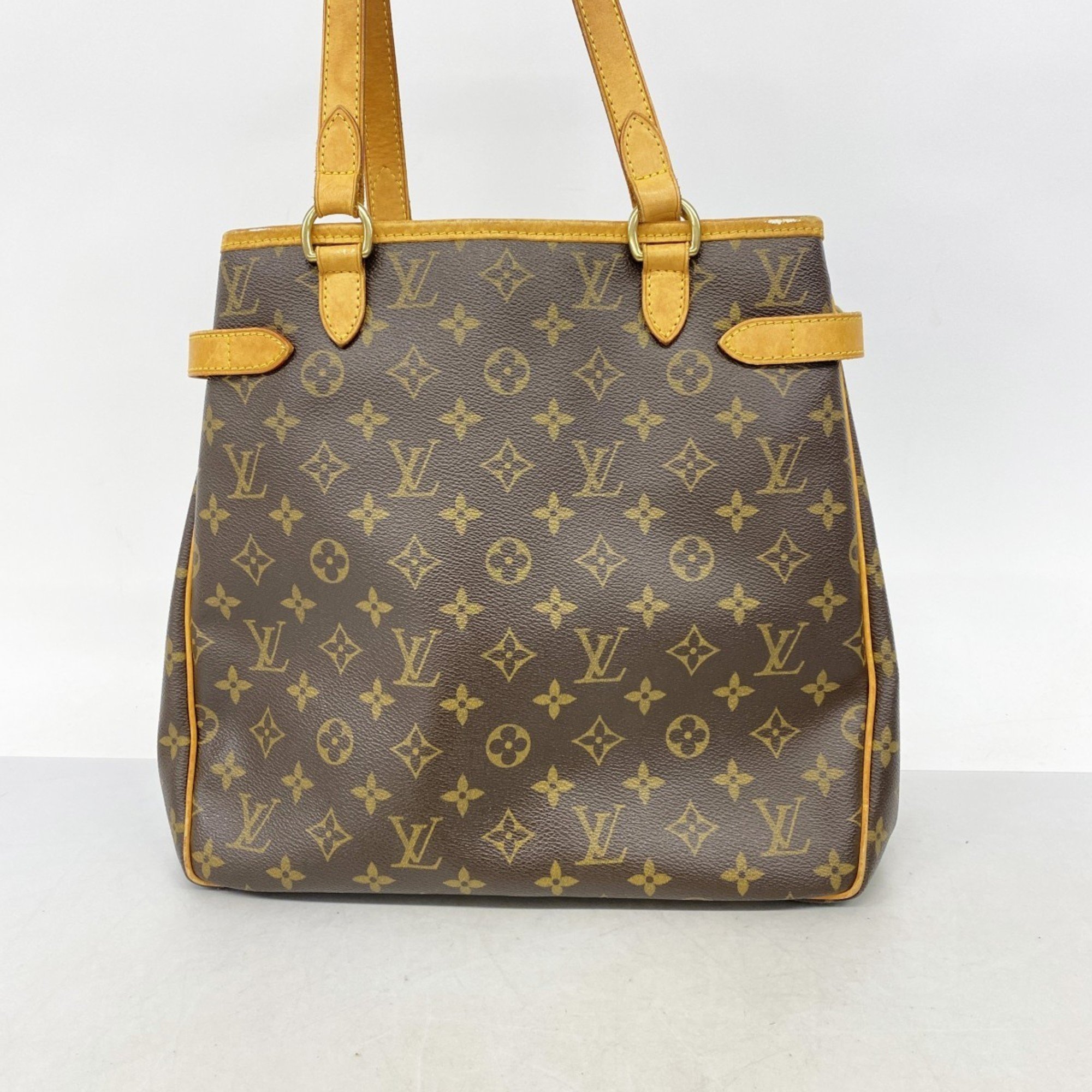 Louis Vuitton Tote Bag Monogram Batignolles Vertical M51153 Brown Women's