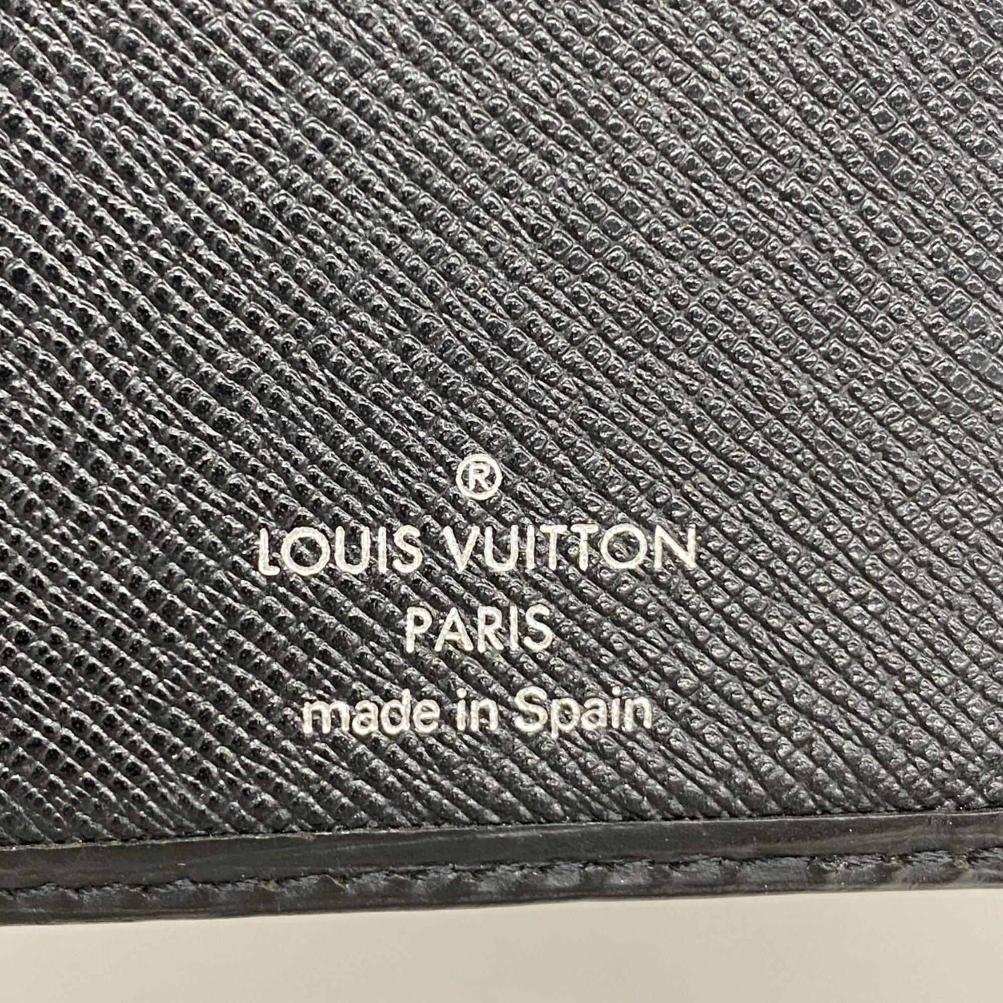 Louis Vuitton Long Wallet Epi Porte Carte Credit M63212 Noir Men's Women's