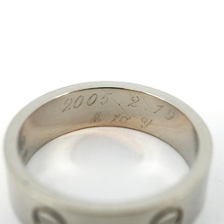 Cartier Ring Love K18WG White Gold #60 Men's