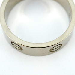 Cartier Ring Love K18WG White Gold #60 Men's