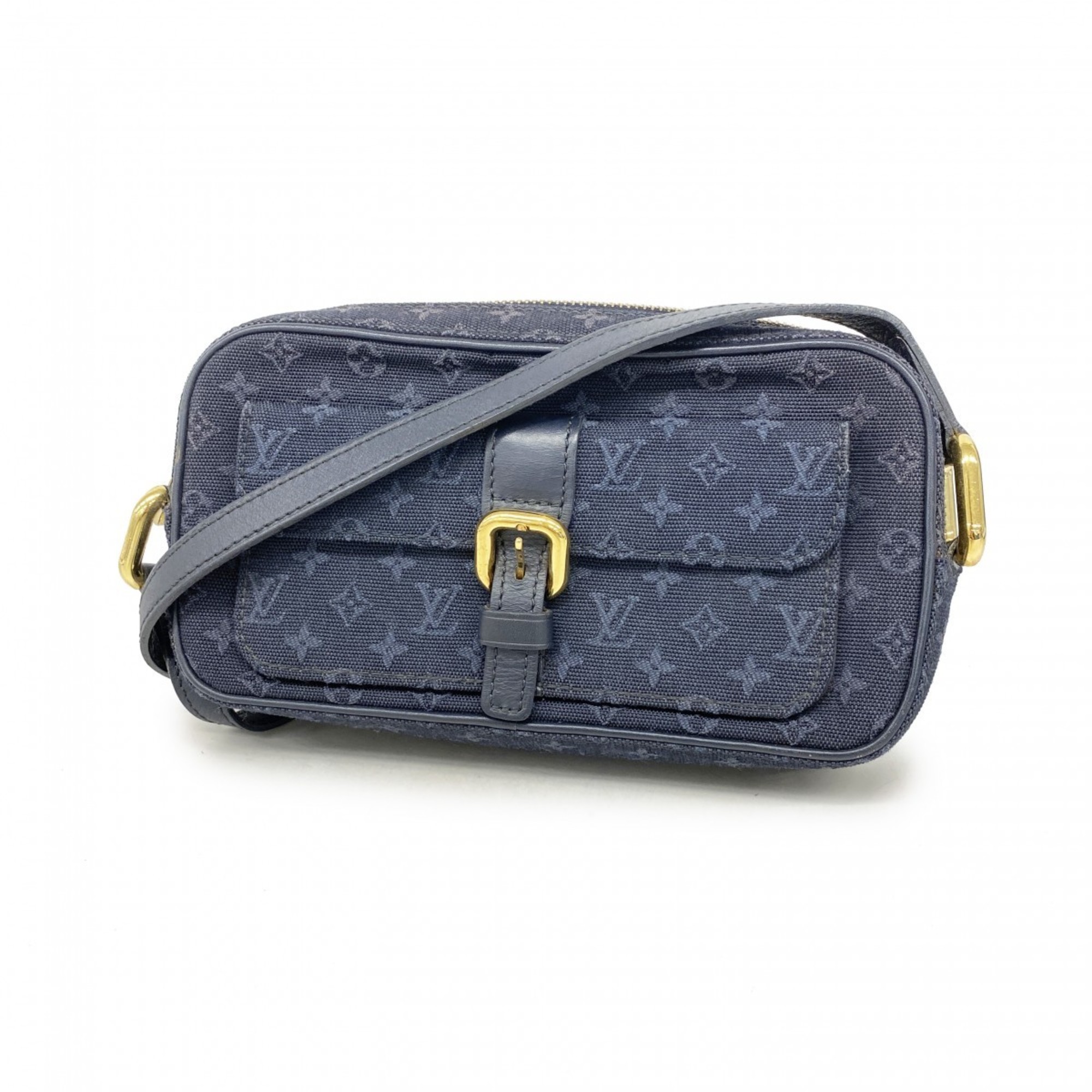 Louis Vuitton Shoulder Bag Monogram Juliet MM M92417 TST Blue Ladies