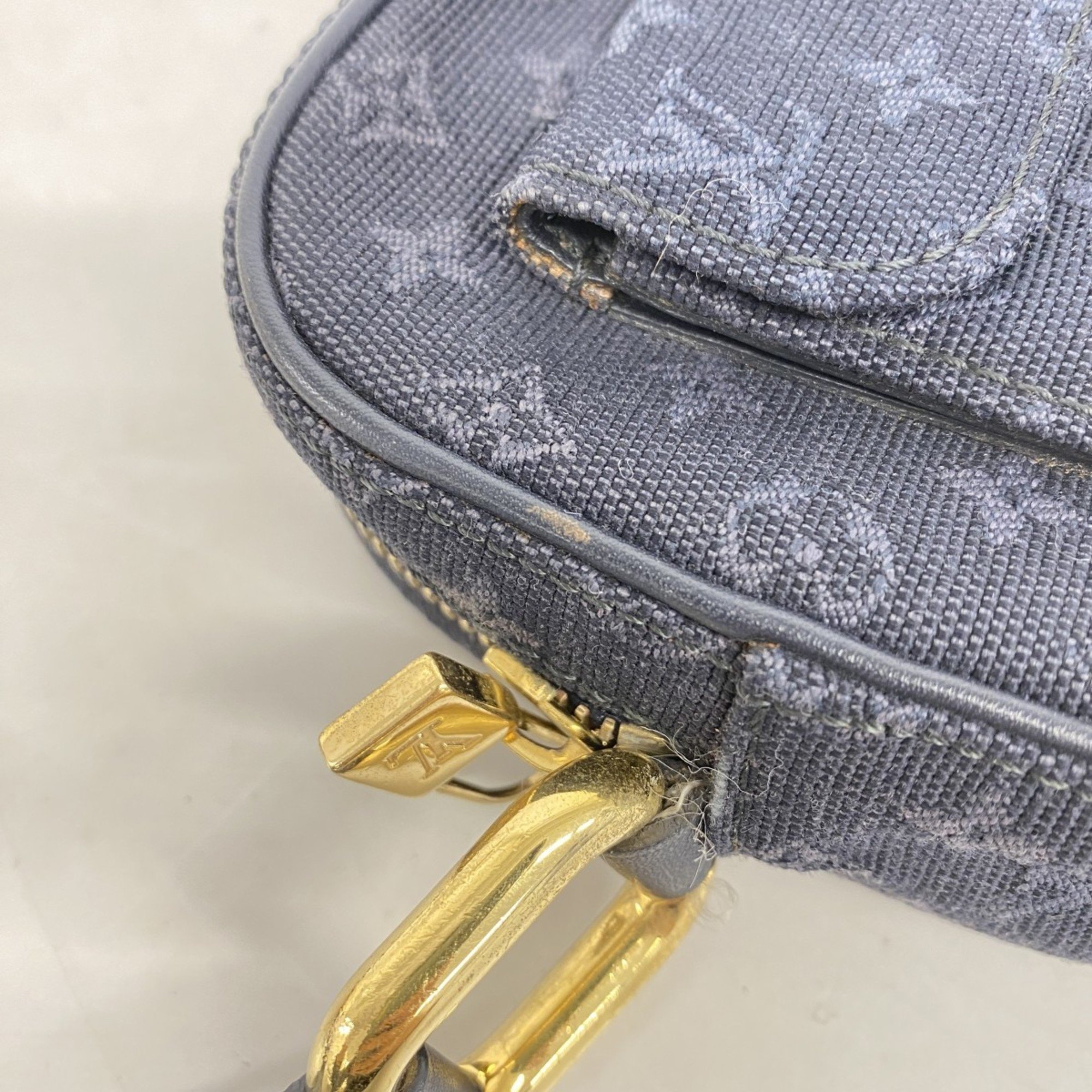 Louis Vuitton Shoulder Bag Monogram Juliet MM M92417 TST Blue Ladies