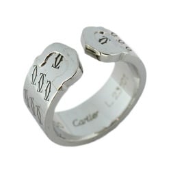 Cartier Ring 2C Happy Birthday K18WG White Gold #53 Ladies