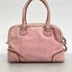 Fendi handbag leather pink ladies