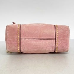 Fendi handbag leather pink ladies