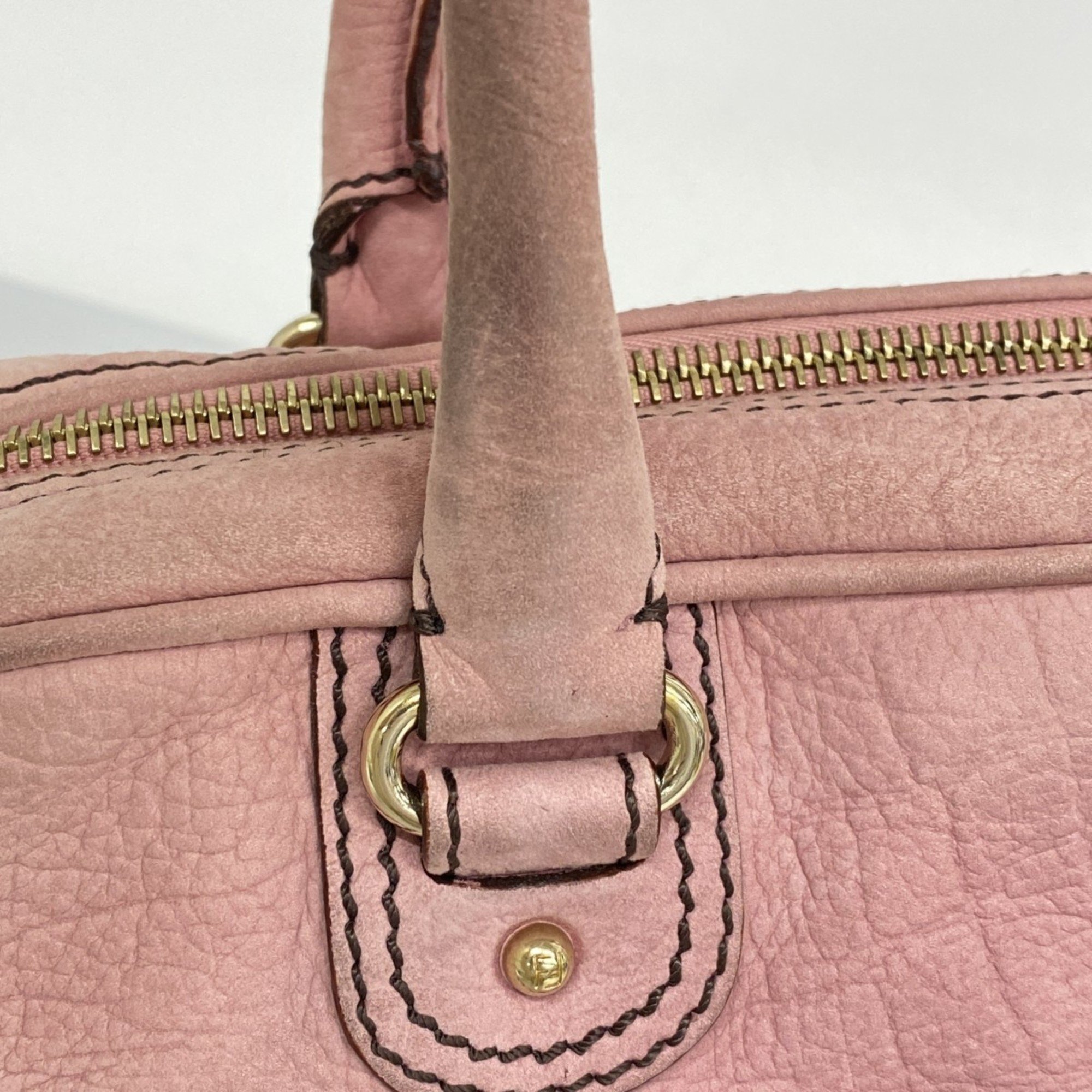 Fendi handbag leather pink ladies