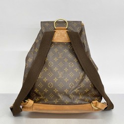 Louis Vuitton Backpack Daypack Monogram Montsouris GM M51135 Brown Women's