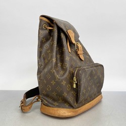 Louis Vuitton Backpack Daypack Monogram Montsouris GM M51135 Brown Women's