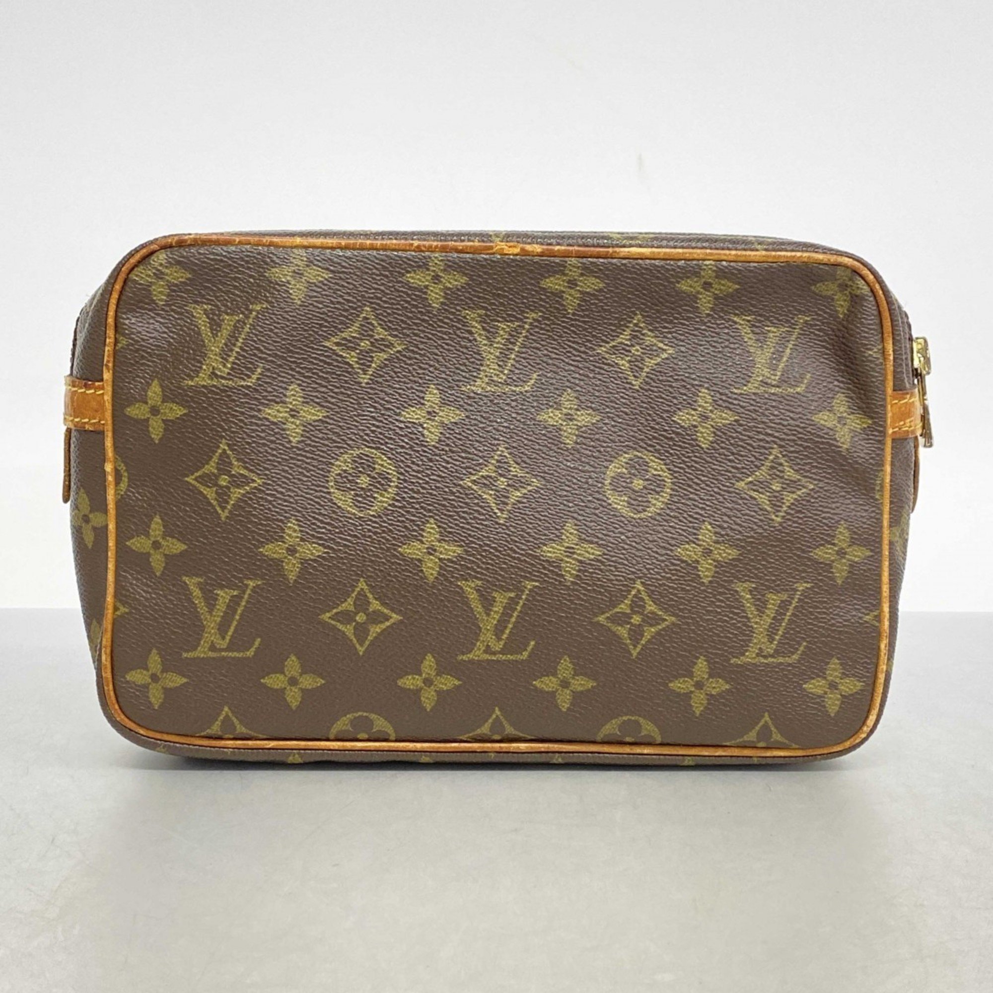 Louis Vuitton Clutch Bag Monogram Compiegne 23 M51847 Brown Men's Women's