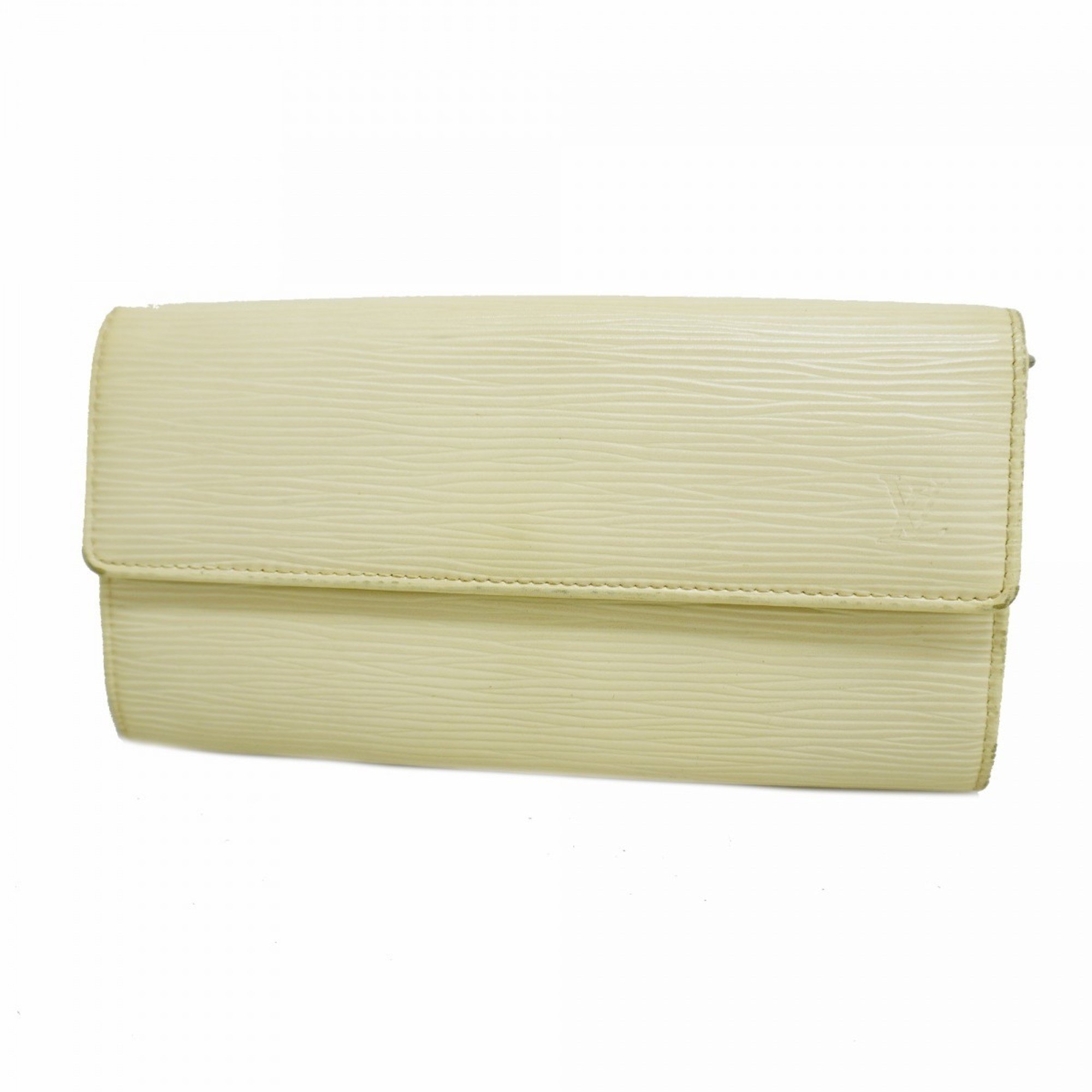 Louis Vuitton Long Wallet Epi Portefeuille Sarah M6516J Ivory Ladies