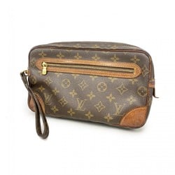 Louis Vuitton Clutch Bag Monogram Marly Dragonne GM M51825 Brown Men's