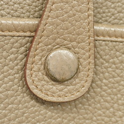 Hermes Shoulder Bag Evelyn 3PM Taurillon Clemence Etain □O Stamped Ladies