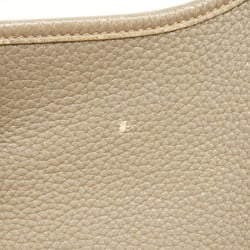 Hermes Shoulder Bag Evelyn 3PM Taurillon Clemence Etain □O Stamped Ladies