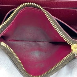 Louis Vuitton Wallet/Coin Case Monogram Porto Monnaie Rosari M41939 Brown Fuchsia Women's