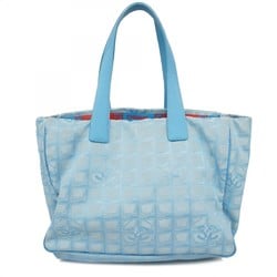 Chanel Tote Bag New Travel Nylon Sky Blue Women's