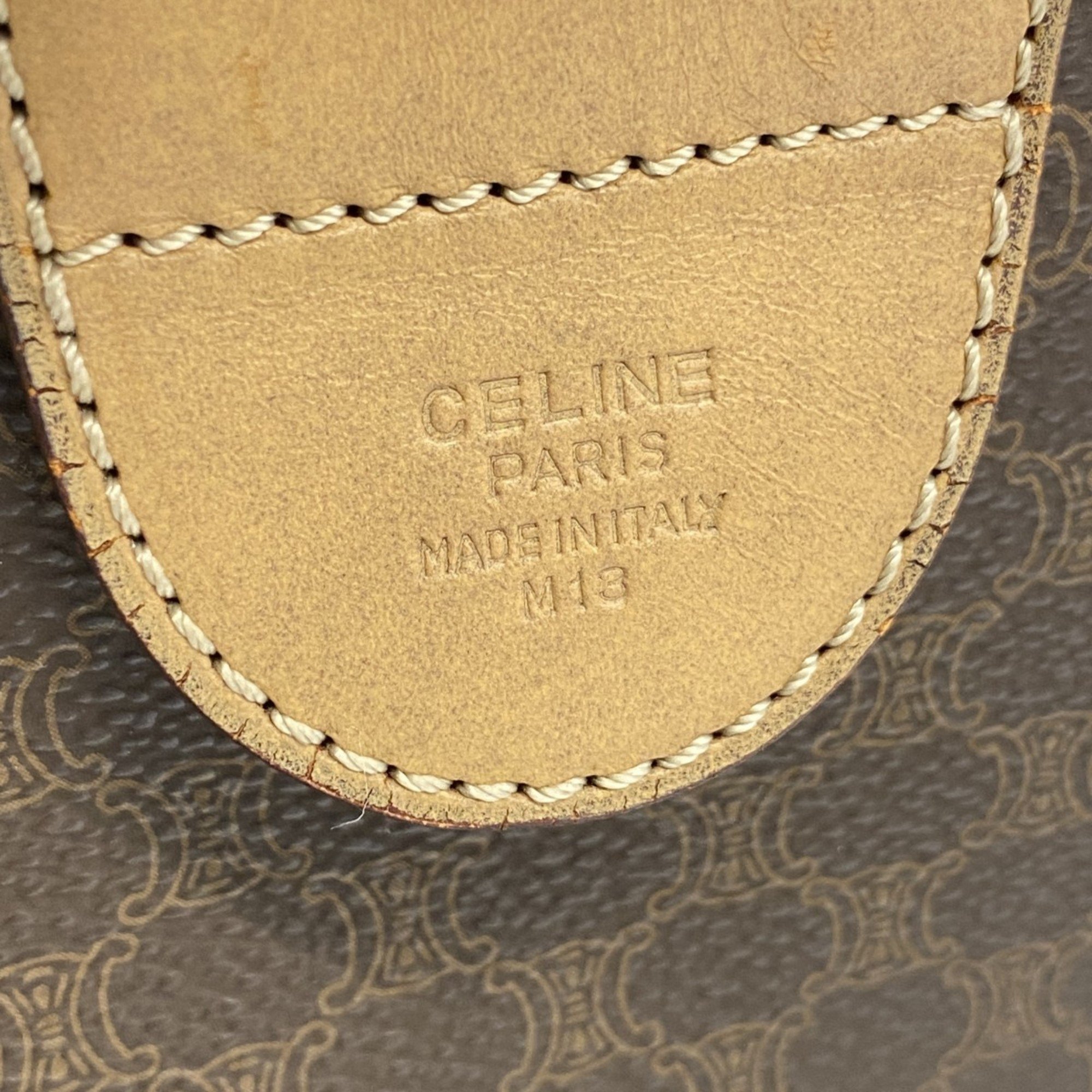 Celine handbag macadam brown ladies