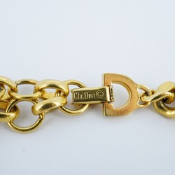 Christian Dior Necklace GP Plated Gold Ladies