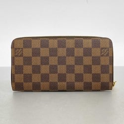 Louis Vuitton Long Wallet Damier Zippy N60015 Ebene Men's Women's